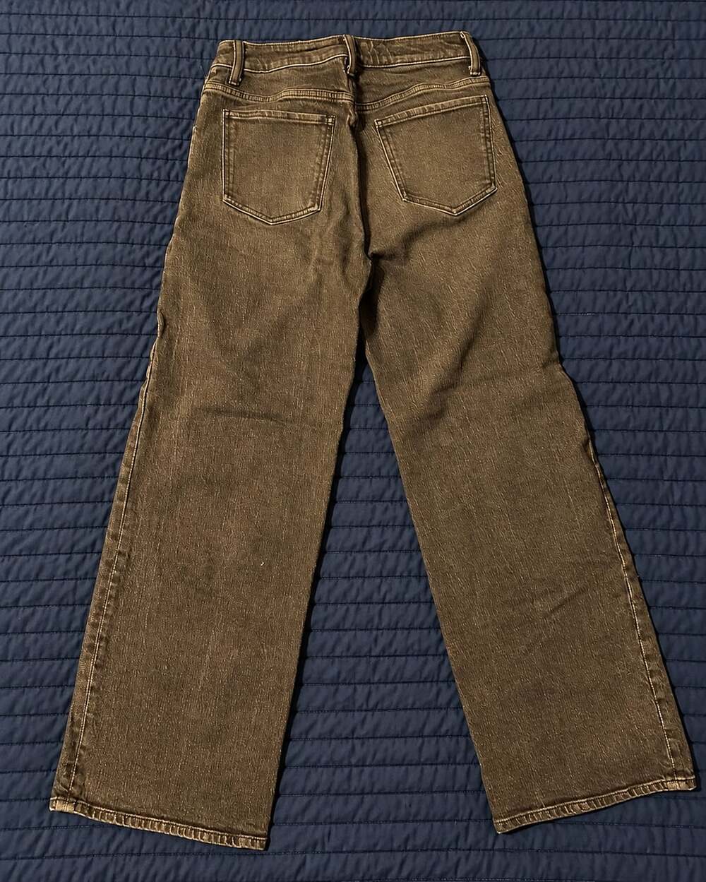Quince Women’s Black Wide Leg Jeans Size 28 High Rise Denim - Picture 2 of 2
